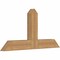 Ekena Millwork Portland Timber Gable Bracket, Western Red Cedar, 48"W x 24"H x 3 1/2"D x 5 1/2"F, 12/12 Pitch GBW048X24X0406POR00SWR - alternate 5